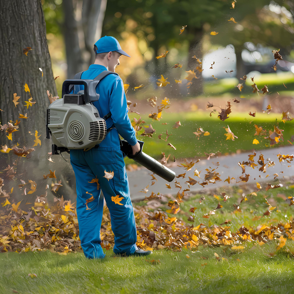 Débroussaillage souffleur thermique